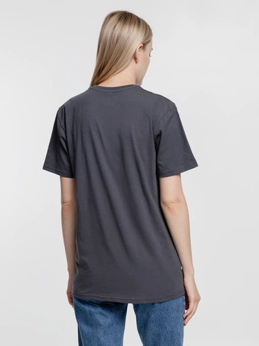 Футболка унисекс T-Bolka 160, темно-серая (графит) Футболка унисекс T-Bolka 160, темно-серая (графит)