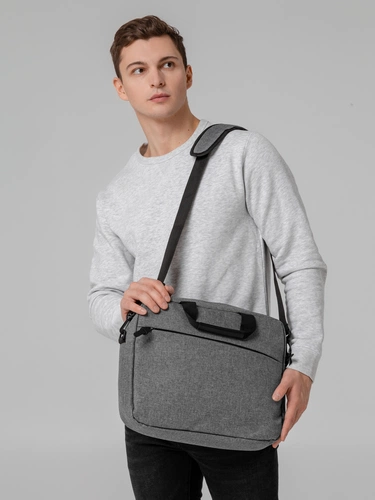 Сумка для ноутбука The First, синяя Сумка для ноутбука The First, синяя