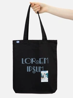 Холщовая сумка Avoska, черная с нанесением и кастомизацией