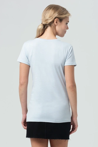 Футболка женская Martin Women, голубая Футболка женская Martin Women, голубая