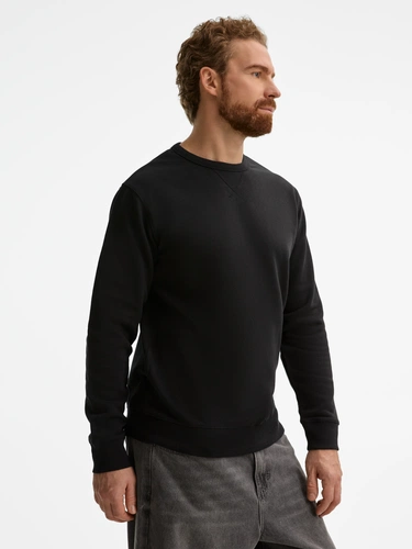 Толстовка унисекс Sully, черная Толстовка унисекс Sully, черная