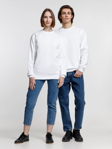 Свитшот унисекс Columbia, белый Свитшот унисекс Columbia, белый