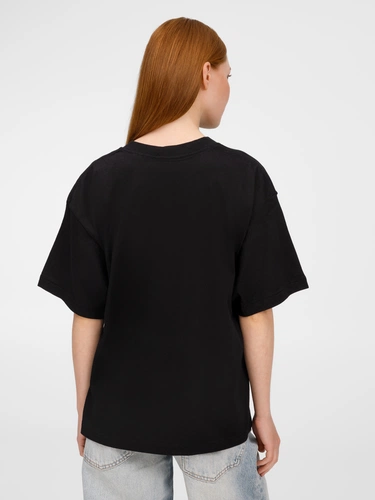 Футболка оверсайз унисекс Legacy, черная Футболка оверсайз унисекс Legacy, черная