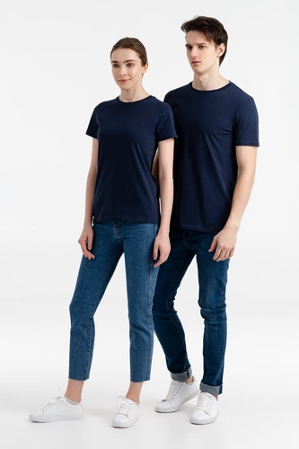 Футболка женская T-bolka Stretch Light Lady, темно-синяя (navy) Футболка женская T-bolka Stretch Light Lady, темно-синяя (navy)