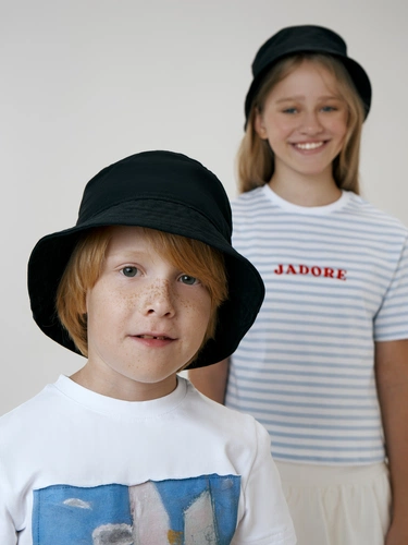 Панама детская Bizbolka Challenge Kids, черная Панама детская Bizbolka Challenge Kids, черная