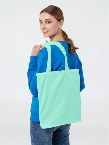 Холщовая сумка Avoska, бирюзовая, ver.1 Холщовая сумка Avoska, бирюзовая, ver.1
