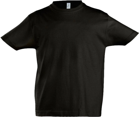 Футболка детская Imperial Kids, черная Футболка детская Imperial Kids, черная