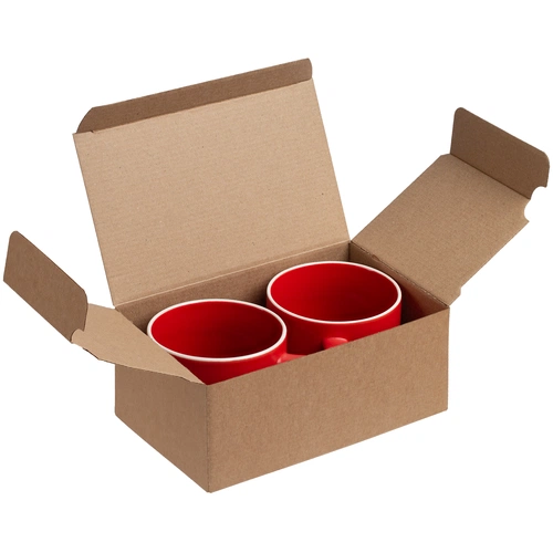 Коробка Couple Cup под 2 кружки, малая, крафт Коробка Couple Cup под 2 кружки, малая, крафт