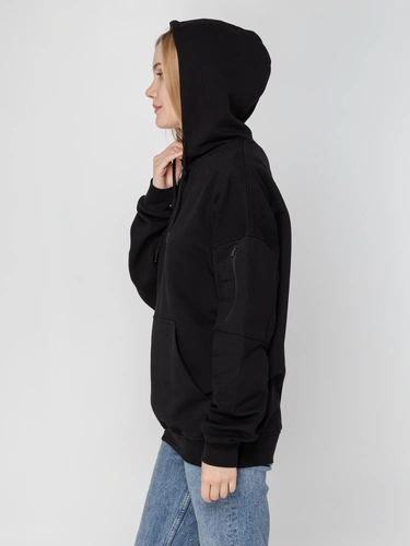 Худи унисекс Hand Some, черное Худи унисекс Hand Some, черное