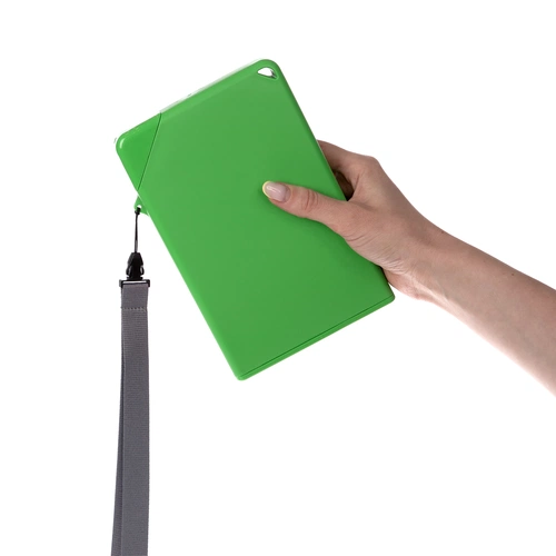 Плоская бутылка для воды Flacon, зеленая Плоская бутылка для воды Flacon, зеленая