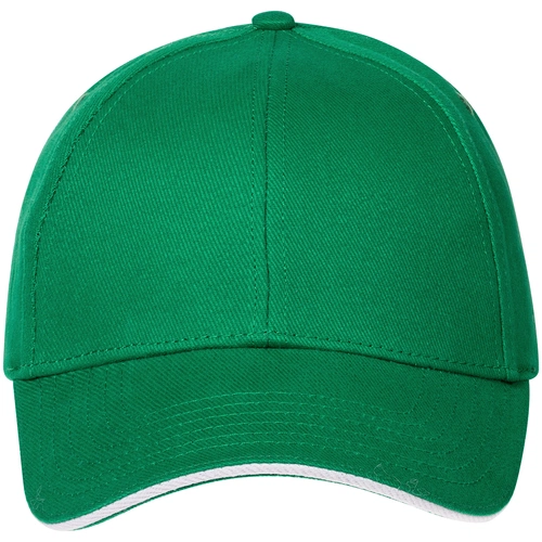 Бейсболка Spiker, зеленая с белым Бейсболка Spiker, зеленая с белым