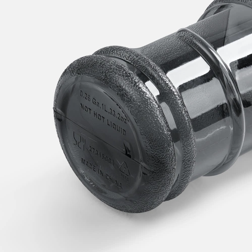 Спортивная бутылка Practice, черная Спортивная бутылка Practice, черная