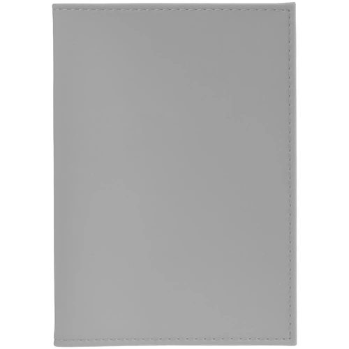 Обложка для паспорта Shall, серая Обложка для паспорта Shall, серая