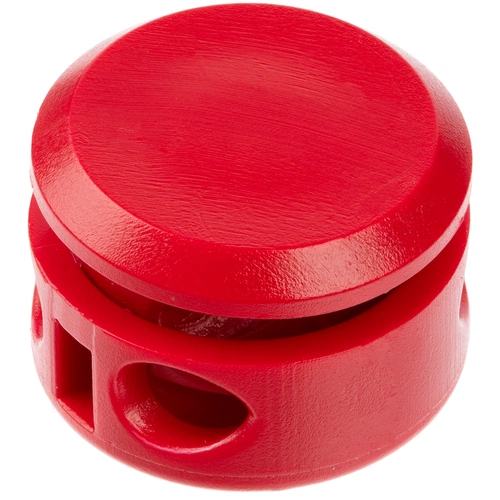 Двойной фиксатор для шнура Brоgy, красный Двойной фиксатор для шнура Brоgy, красный