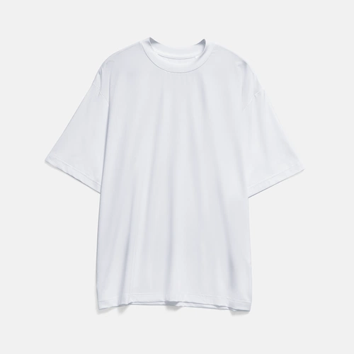 Футболка из бифлекса Morfiss, белая Футболка из бифлекса Morfiss, белая