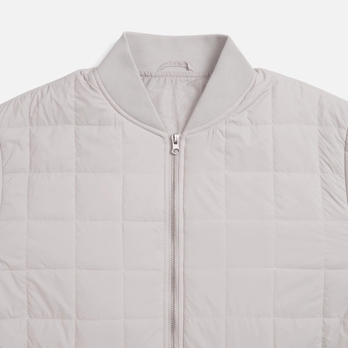 Куртка унисекс Warmbridge, светло-серая Куртка унисекс Warmbridge, светло-серая