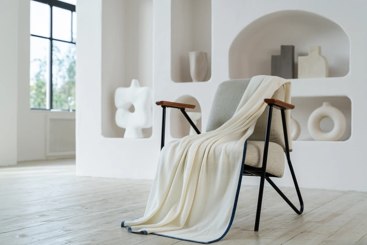 Плед Frontier, молочно-белый Плед Frontier, молочно-белый