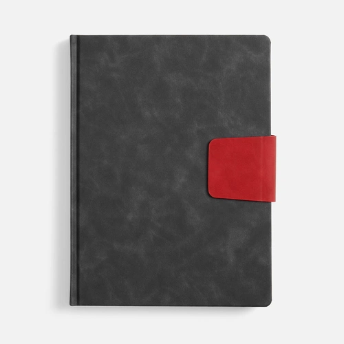 Ежедневник Grande Strap на заказ, датированный, черный Ежедневник Grande Strap на заказ, датированный, черный