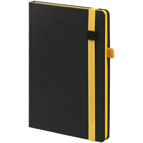 Ежедневник Ton Black, недатированный, черный с желтым Ежедневник Ton Black, недатированный, черный с желтым