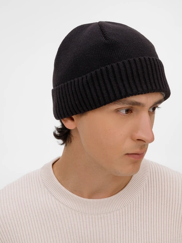 Шапка ComFleece, черная Шапка ComFleece, черная