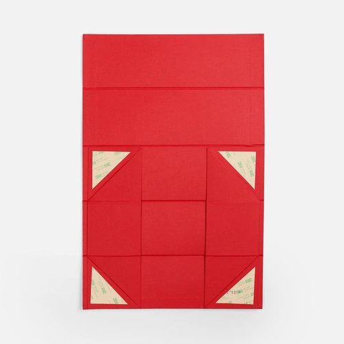 Коробка складная под бутылку Color Jacket Fold, красная Коробка складная под бутылку Color Jacket Fold, красная