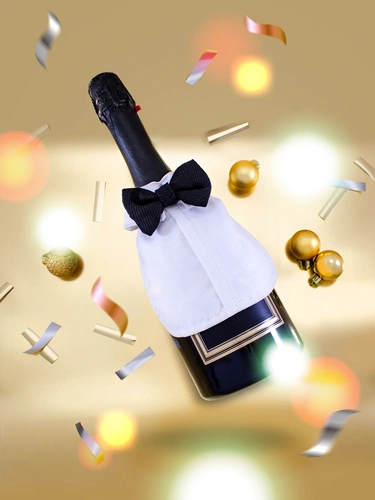 Аксессуар для бутылки Black Tie Аксессуар для бутылки Black Tie