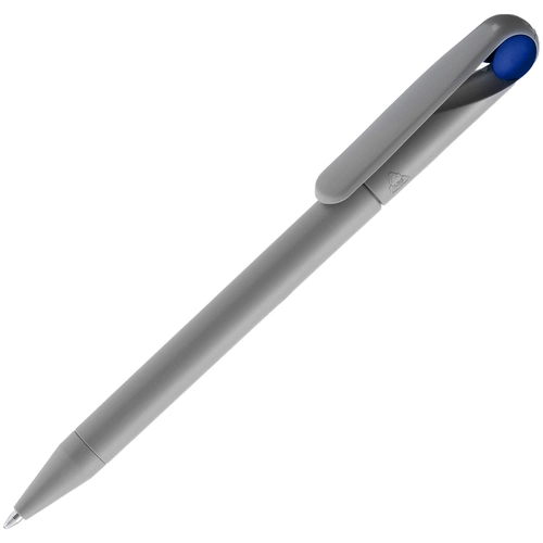Ручка шариковая Prodir DS1 TMM Dot, серая с синим Ручка шариковая Prodir DS1 TMM Dot, серая с синим
