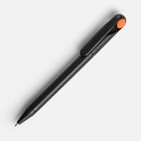 Ручка шариковая Prodir DS1 TMM Dot, черная с оранжевым