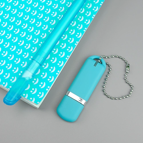 Флешка Memo, 8 Гб, бирюзовая Флешка Memo, 8 Гб, бирюзовая