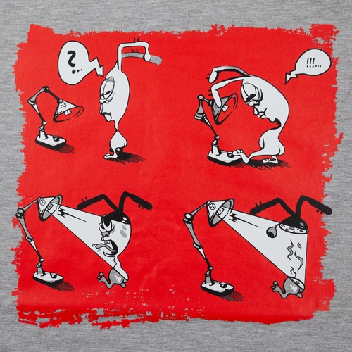 Толстовка «Яжопытный», серый меланж Толстовка «Яжопытный», серый меланж