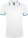 5851.67 - Рубашка поло мужская Pasadena Men 200 с контрастной отделкой, белая с голубым