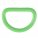 16519.94 - Полукольцо Semiring, М, зеленый неон