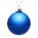 17664.40 - Елочный шар Finery Gloss, 10 см, глянцевый синий