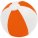 13441.20 - Надувной пляжный мяч Cruise, оранжевый с белым