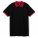 6085.30 - Рубашка поло Prince 190, черная с красным