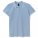 6084.14 - Рубашка поло женская Practice Women 270, голубая с белым