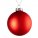 17665.50 - Елочный шар Finery Matt, 10 см, матовый красный