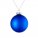 17663.40 - Елочный шар Finery Matt, 8 см, матовый синий