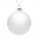 17664.60 - Елочный шар Finery Gloss, 10 см, глянцевый белый