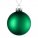 17665.90 - Елочный шар Finery Matt, 10 см, матовый зеленый
