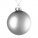 17665.10 - Елочный шар Finery Matt, 10 см, матовый серебристый