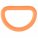 16519.22 - Полукольцо Semiring, М, оранжевый неон
