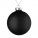 17665.30 - Елочный шар Finery Matt, 10 см, матовый черный