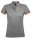 5852.12 - Рубашка поло женская Pasadena Women 200 с контрастной отделкой, серый меланж c оранжевым