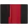 17343.35 - Обложка для паспорта Multimo, черная с красным