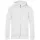 WU35B001 - Толстовка на молнии с капюшоном унисекс BNC Inspire (Organic), белая