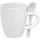 13138.60 - Кофейная кружка Pairy с ложкой, белая