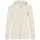 WW36B101 - Толстовка на молнии с капюшоном женская BNC Inspire (Organic), молочно-белая