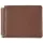 3436.59 - Зажим для купюр Apache, коричневый (какао)