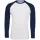 02942904 - Футболка мужская с длинным рукавом Funky Lsl, белая с темно-синим